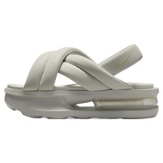 NIKE 耐吉 女款 Air Max Ayla 涼鞋 FJ5929-001, 淺骨色 + 純鉑金 + 藍色, 260