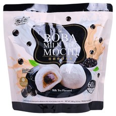 유키앤러브 산수공 보바 밀크티향 모찌 60p, 1개, 900g