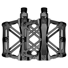 Hwigyeongil 鋁製自行車踏板 11.5 x 8.6 cm, 黑色, 1個