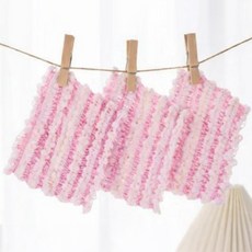 소소하우스 여성 세안 헤어캡 목욕 샤워용 16 x 16 cm, 핑크, 3개