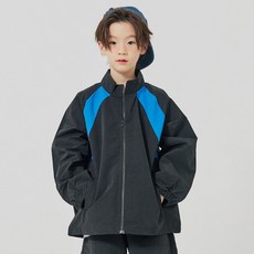 vavkids 兒童撞色線條防風外套