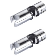 오디트 슬라이드바 조립식 각도조절 샤워기 행거 2p, 실버