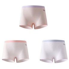 shengters 盛特士 女童款蜜桃奶貝平角褲3件組