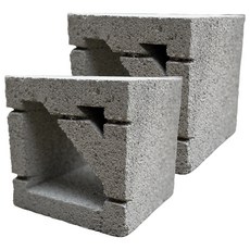 Withblock 多樣化空間室內裝潢飾面雙面磚 M6, 灰色, 2個