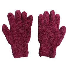 태미스 다용도 청소장갑 20 x 20 x 5 cm, 버건디, 1세트