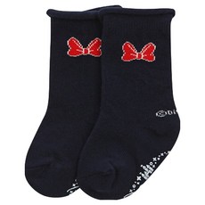 디즈니베이비 신생아용 미니 리본 중목 양말