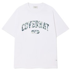 커버낫 남녀공용 아치 08 로고 면 티셔츠