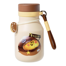 bablov 花伴森 316萌果保溫瓶, 栗刻好運, 1個, 460ml