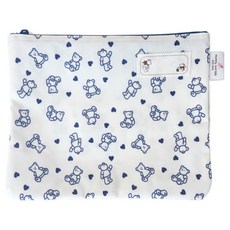 슈슈룸 어린이집 유치원 방수 타올파우치, 블루베어