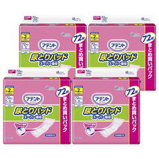 elleair 艾黎艾爾 Attento 愛適多 日本大王 防漏超吸收紙尿片 2回吸收, 49 x 21cm, 4個, 72片