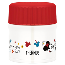 THERMOS 膳魔師 真空隔熱燜燒保溫湯罐 JBU-301DS, BKR 紅色米妮, 1個, 300ml