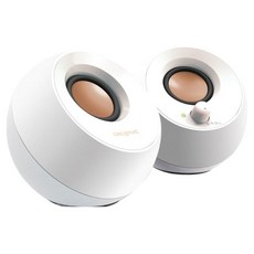 크리에이티브 PEBBLE 2.0 스피커, 화이트, MF1681