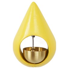 소유공간 물방울 노크 인테리어 도어벨 S261-0164YON, 옐로우