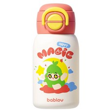 bablov 花伴森 萌萌兒童保溫瓶 316不銹鋼, 閃閃奇蹟, 1個, 520ml