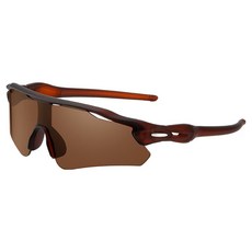 Overcode 登山自行車時尚防風護目鏡太陽眼鏡 BRP3177, 棕色, 1個