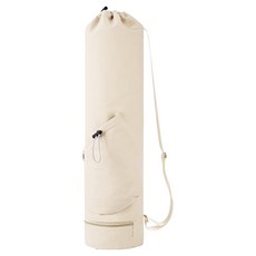 Overcode 便攜式健身皮拉提斯瑜珈墊收納運動包 BRP3172, 奶油色, 1個