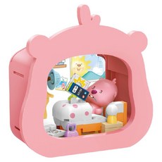 KEEPPLAY 奇妙積木 賤萌魯比 積木臥室, 1個