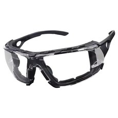 쿠엔제이 스쿼시 스포츠 보호안경, 블랙, 1개