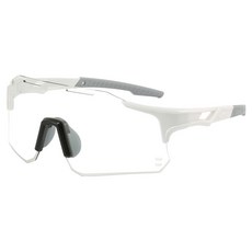 쿠엔제이 변색 스포츠 선글라스 보호안경, 화이트 변색그레이, 1개