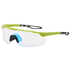 쿠엔제이 스마트 변색 스포츠 보호안경 선글라스, 그린 변색그린, 1개