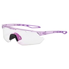 쿠엔제이 스마트 변색 스포츠 보호안경 선글라스, 진퍼플 변색퍼플, 1개
