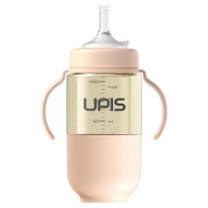 유피스 PPSU 빨대컵 6M, 260ml, 1개, Party Pink