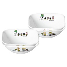 Corelle Brands 康寧餐具 Snoopy The Home 沙拉碗 中, 混合色, 4個
