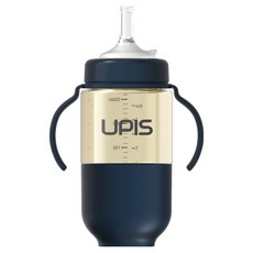 유피스 PPSU 빨대컵 6M, 260ml, 1개, Daddy Blue