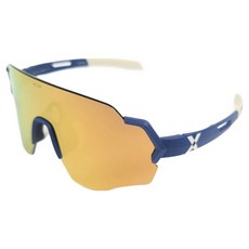 HILX Savage 鏡面運動護目鏡, 藍色 + 金色, 1個