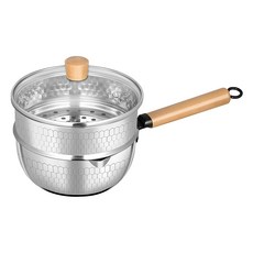 Kiyodo 錘紋蒸煮兩用雪平鍋, 1套, 20cm