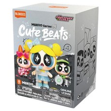 블로키 블로키 파워퍼프걸 FM01 큐티비트 프라모델 랜덤발송, 1개