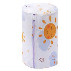 마리조아 브라 속옷 변형 방지 세탁망 원통 20 x 30 cm, 웃는구름, 1개