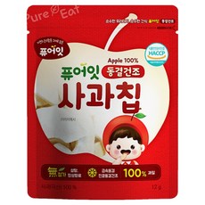 퓨어잇 동결건조 사과칩, 12g, 1개