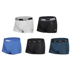PUMA BODYWEAR 男士輕量Windy Edition立體平口褲5件組