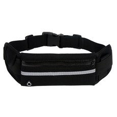 DIDROK 慢跑防水運動腰帶, 黑色, 1個