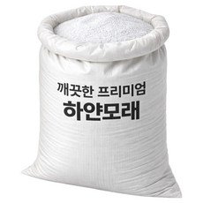 위드블럭 깨끗한 프리미엄 하얀모래, 백색, 10kg, 1개