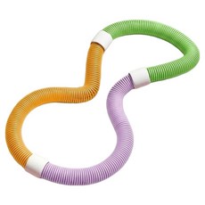 Pinel 居家訓練低噪音彈簧呼拉圈, 混合色, 1個, 1.2kg