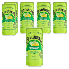BUNDABERG 賓德寶 青青檸檬 氣泡飲, 200ml, 6罐