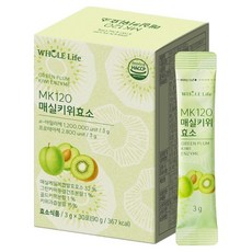 WHOLE Life MK120 梅子奇異果酵素 30入, 90g, 1個