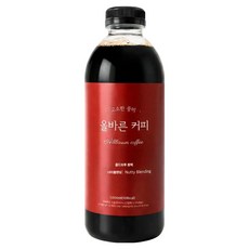 올바른커피 콜드브루 너티 블렌딩 더치커피 원액, 1개, 1개입, 1L