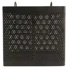 미소로운 걸이형 수저통 이중 13.2 x 7.2 x 15 cm, 무광 블랙, 1개 무광 블랙, 1개