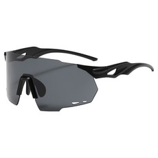 Overcode 大型鏡框防風自行車運動太陽眼鏡 BRP3210, 黑色, 1個