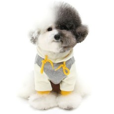 키니키니 강아지 위 알 키니 후드, 그레이, 1개