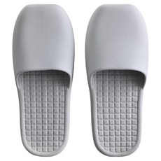 CMYK 좌우 구분없는 미끄럼방지 PVC 막힘 다용도 욕실화, 그레이, 1개