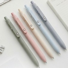 Lead home 快乾護士中性筆 0.5mm 5入組, 混合色, 1套