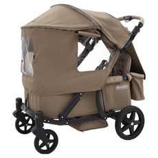 pompolarr N2 嬰兒推車專用多功能遮陽罩, 巧克力棕, 1個