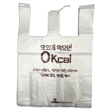 요리를그리다 테이크아웃 도시락 배달봉투 인쇄 7호 대, 1개, 100개입