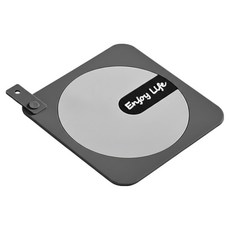 코이드림 주방 싱크대 실리콘 방수 배수구 덮개, 그레이, 1개