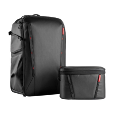 PGYTECH OneMo 2 雙肩攝影包 35L + 單肩包 P-CB-112, 深空黑, 1套