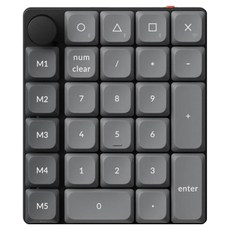 키크론 PRO MAX 핫스왑 유무선 기계식 키패드, 블랙, K0M-H6, 저소음 적축